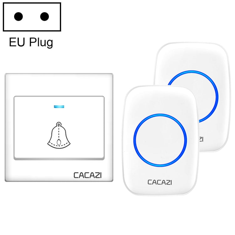 CACAZI H10 1 For 2 Home Wireless Music Doorbell without Battery CACAZI H10 1 For 2 Home Wireless Music Doorbell without Battery